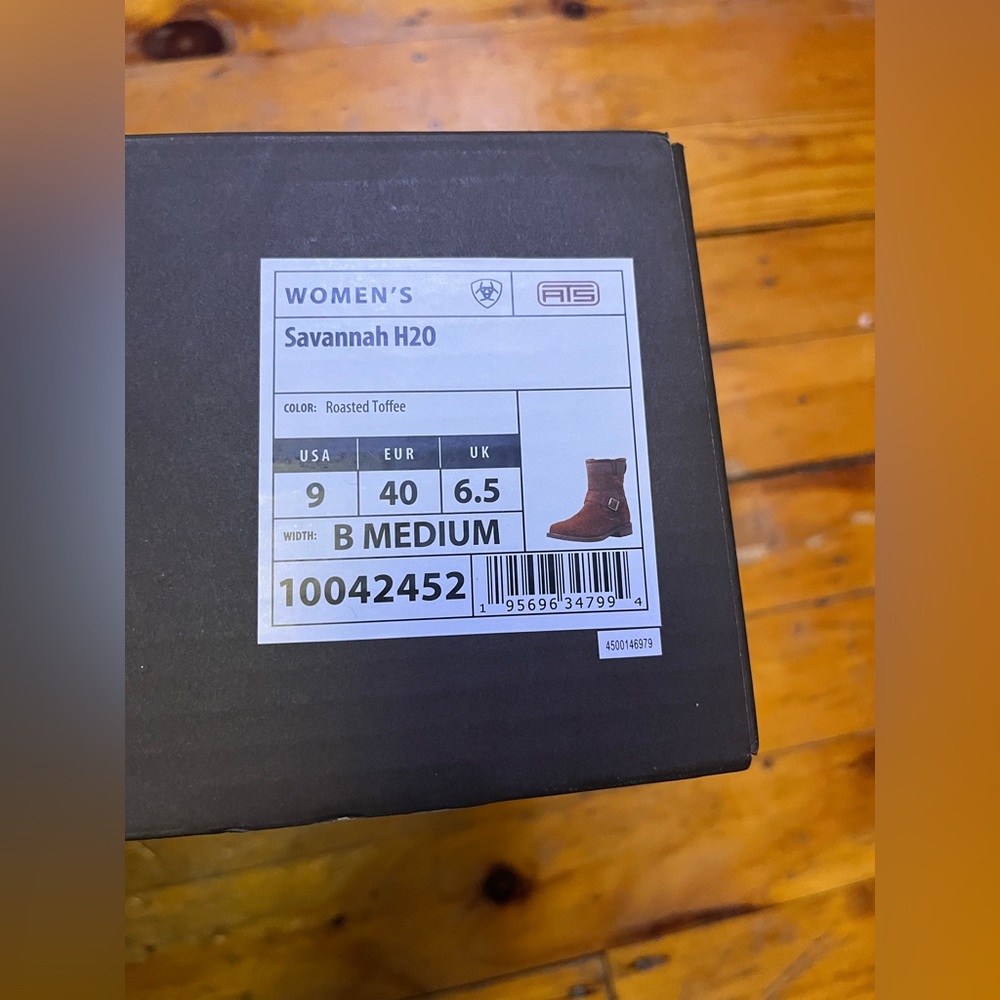 ARIAT Women’s Countryside Savannah H2O Waterproof Boots NWT’s Roasted Toffee (9) - Picture 12 of 15